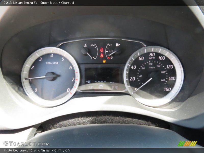 Super Black / Charcoal 2013 Nissan Sentra SV