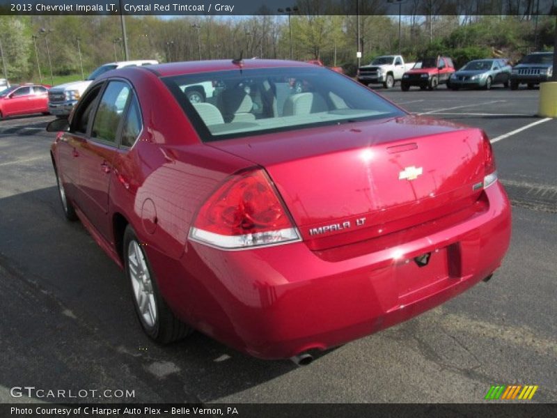 Crystal Red Tintcoat / Gray 2013 Chevrolet Impala LT