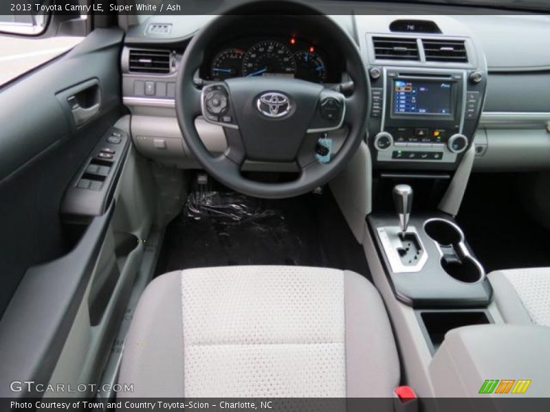 Super White / Ash 2013 Toyota Camry LE