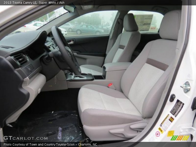 Super White / Ash 2013 Toyota Camry LE