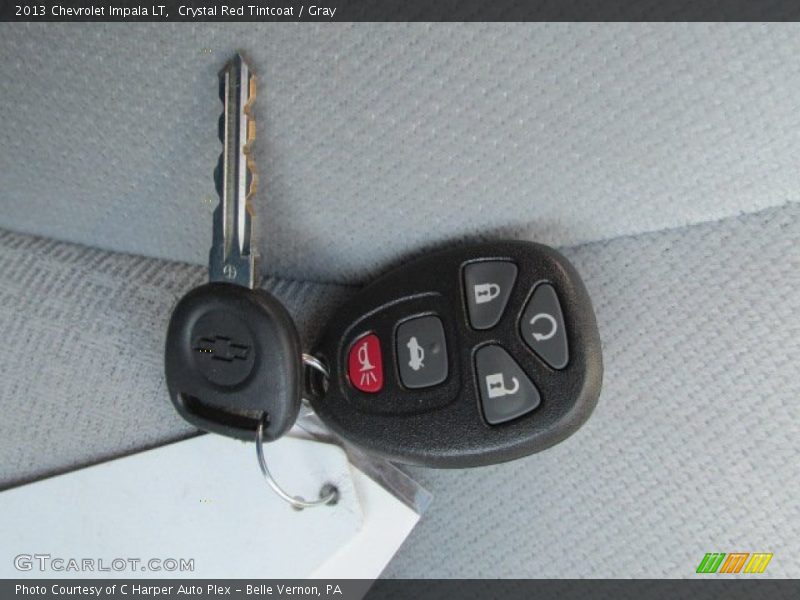 Crystal Red Tintcoat / Gray 2013 Chevrolet Impala LT