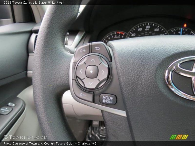 Super White / Ash 2013 Toyota Camry LE