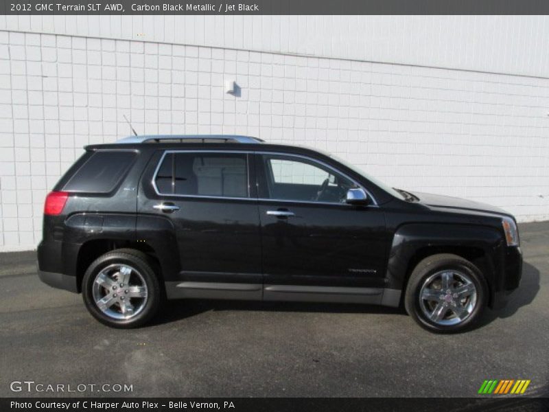 Carbon Black Metallic / Jet Black 2012 GMC Terrain SLT AWD