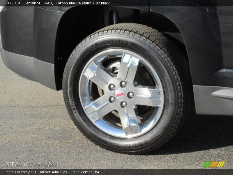 Carbon Black Metallic / Jet Black 2012 GMC Terrain SLT AWD