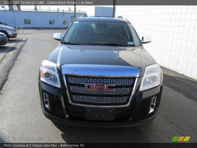 Carbon Black Metallic / Jet Black 2012 GMC Terrain SLT AWD