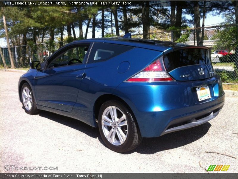 North Shore Blue Pearl / Gray Fabric 2011 Honda CR-Z EX Sport Hybrid