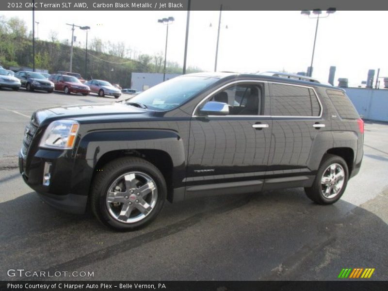 Carbon Black Metallic / Jet Black 2012 GMC Terrain SLT AWD