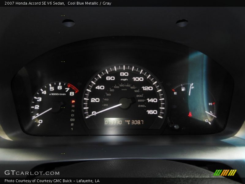  2007 Accord SE V6 Sedan SE V6 Sedan Gauges