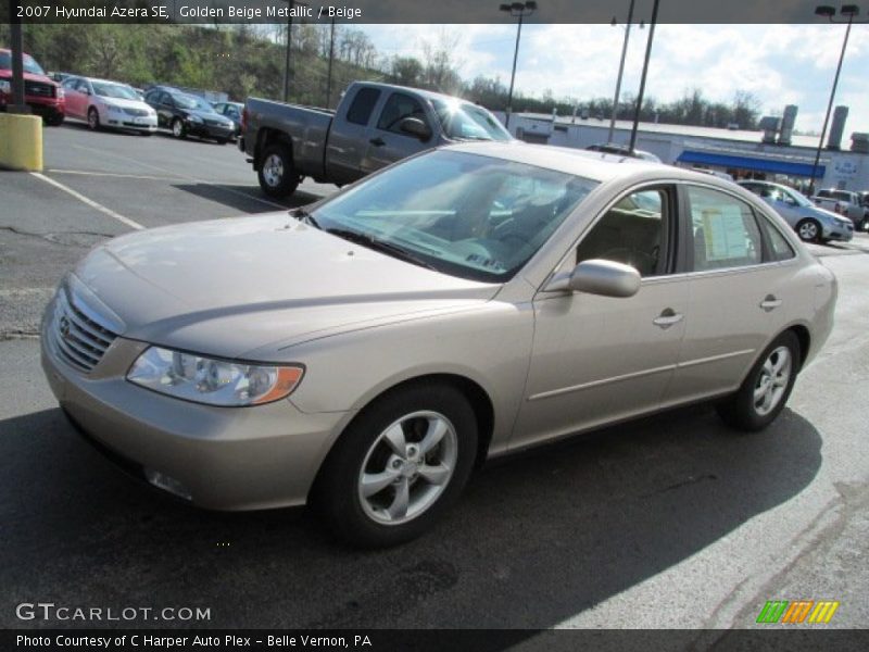 Golden Beige Metallic / Beige 2007 Hyundai Azera SE