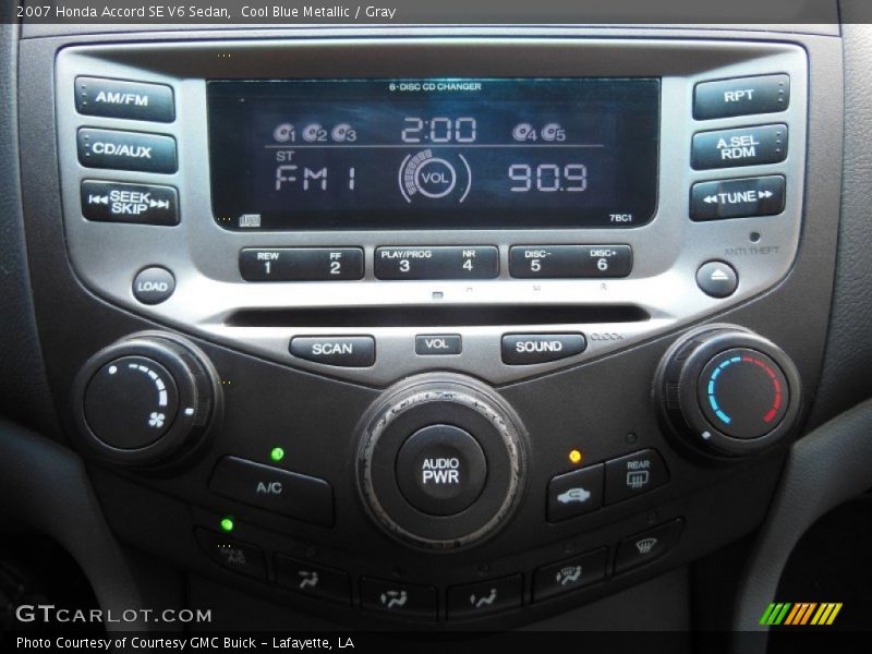 Audio System of 2007 Accord SE V6 Sedan