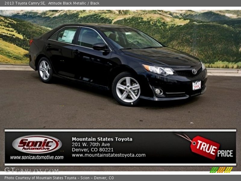 Attitude Black Metallic / Black 2013 Toyota Camry SE