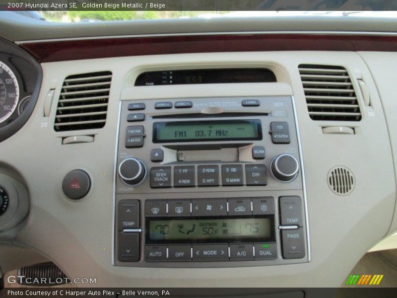 Golden Beige Metallic / Beige 2007 Hyundai Azera SE