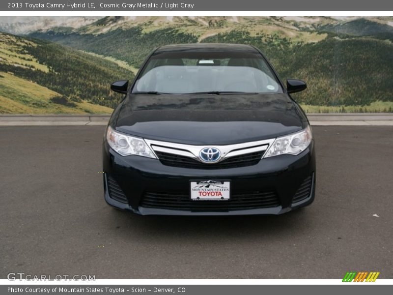 Cosmic Gray Metallic / Light Gray 2013 Toyota Camry Hybrid LE