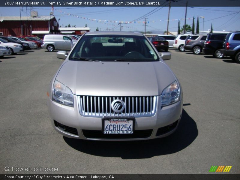 Silver Birch Metallic / Medium Light Stone/Dark Charcoal 2007 Mercury Milan V6 Premier