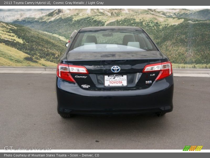 Cosmic Gray Metallic / Light Gray 2013 Toyota Camry Hybrid LE