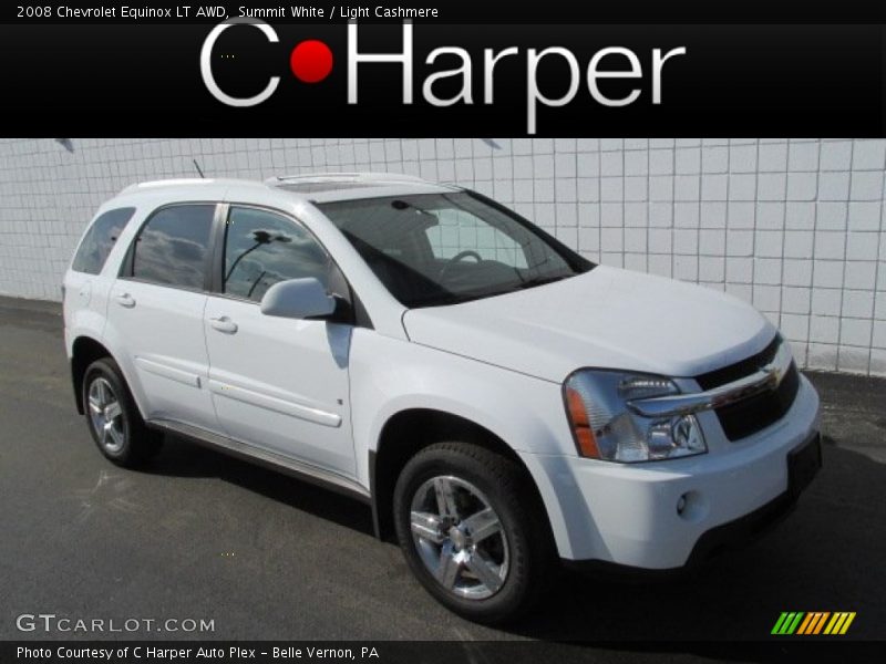Summit White / Light Cashmere 2008 Chevrolet Equinox LT AWD