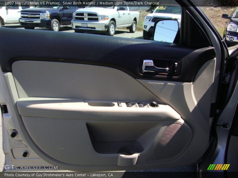 Silver Birch Metallic / Medium Light Stone/Dark Charcoal 2007 Mercury Milan V6 Premier