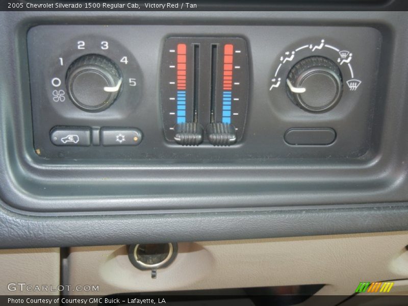 Victory Red / Tan 2005 Chevrolet Silverado 1500 Regular Cab