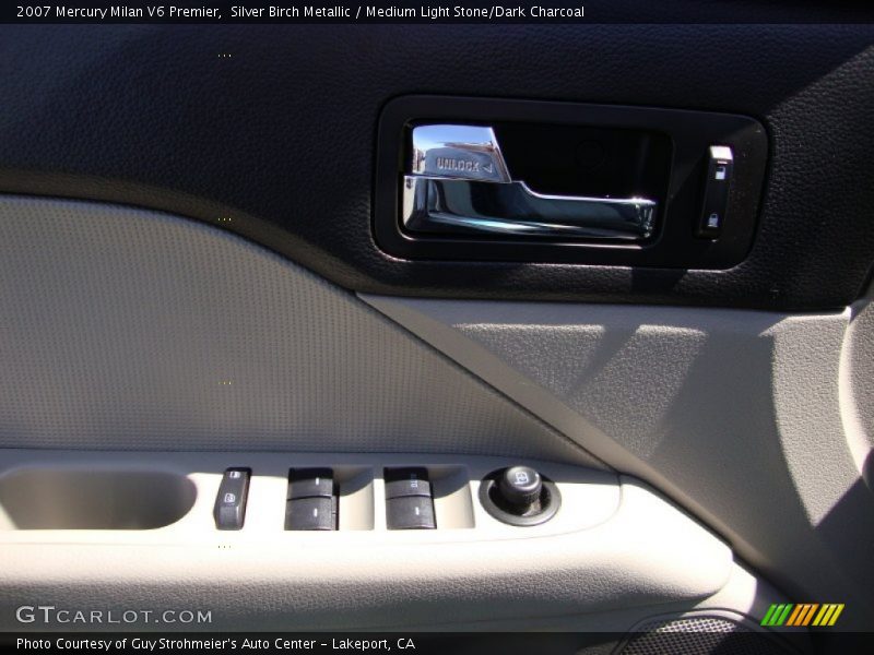 Silver Birch Metallic / Medium Light Stone/Dark Charcoal 2007 Mercury Milan V6 Premier