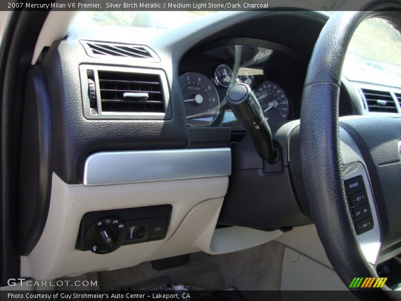 Silver Birch Metallic / Medium Light Stone/Dark Charcoal 2007 Mercury Milan V6 Premier