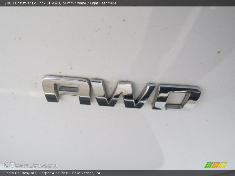 Summit White / Light Cashmere 2008 Chevrolet Equinox LT AWD
