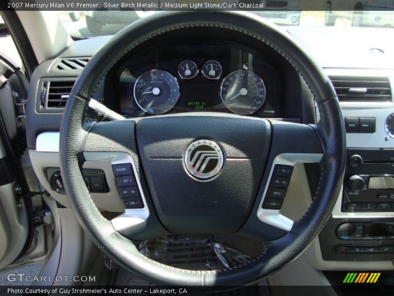 Silver Birch Metallic / Medium Light Stone/Dark Charcoal 2007 Mercury Milan V6 Premier
