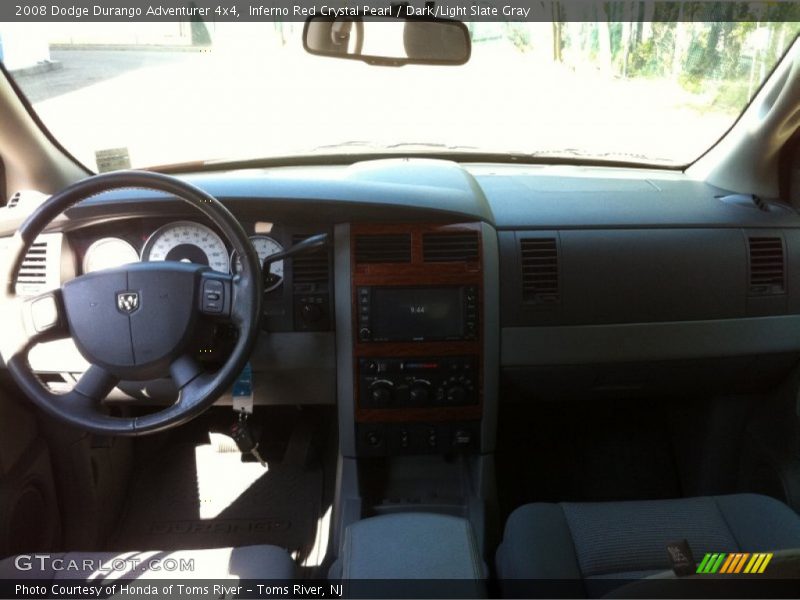 Inferno Red Crystal Pearl / Dark/Light Slate Gray 2008 Dodge Durango Adventurer 4x4