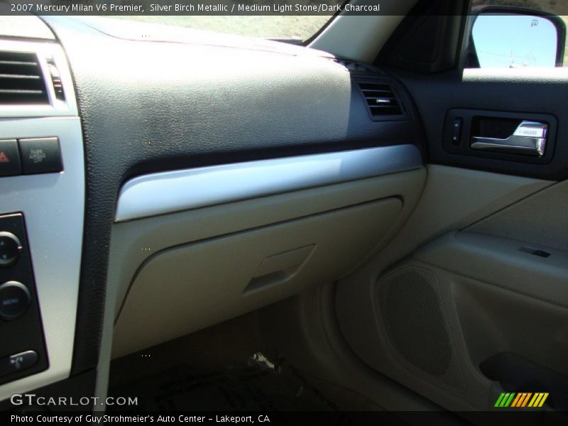 Silver Birch Metallic / Medium Light Stone/Dark Charcoal 2007 Mercury Milan V6 Premier