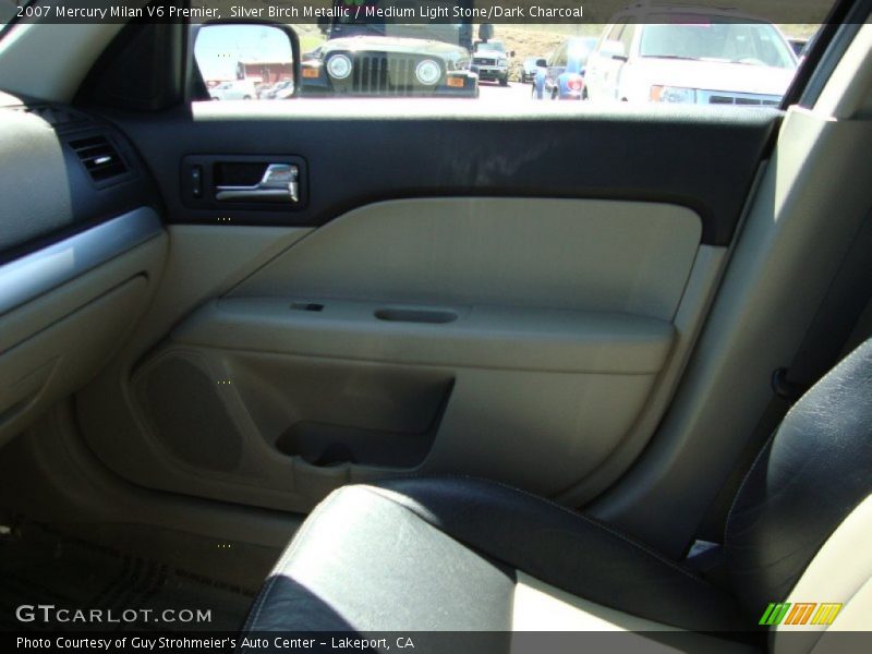 Silver Birch Metallic / Medium Light Stone/Dark Charcoal 2007 Mercury Milan V6 Premier