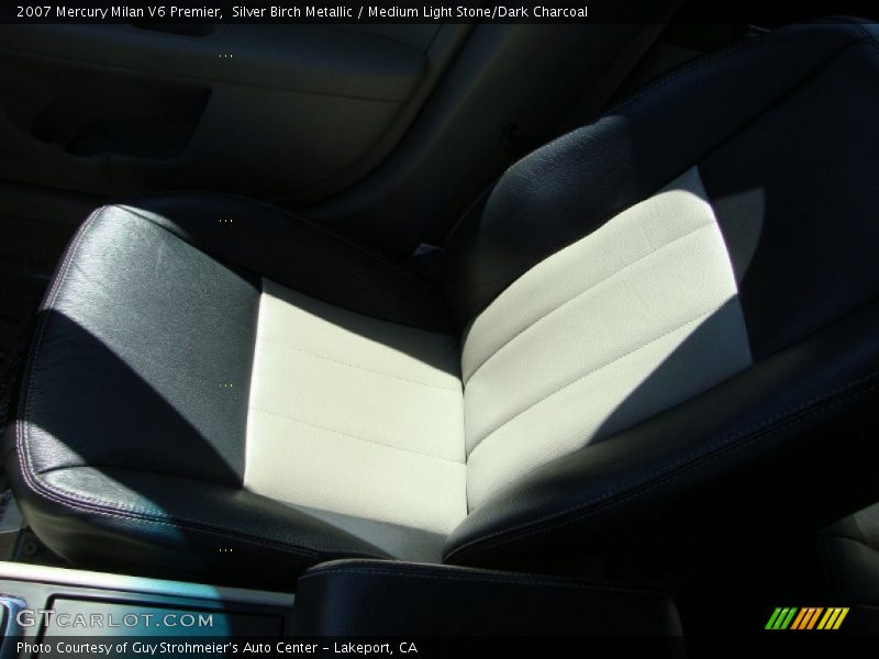 Silver Birch Metallic / Medium Light Stone/Dark Charcoal 2007 Mercury Milan V6 Premier