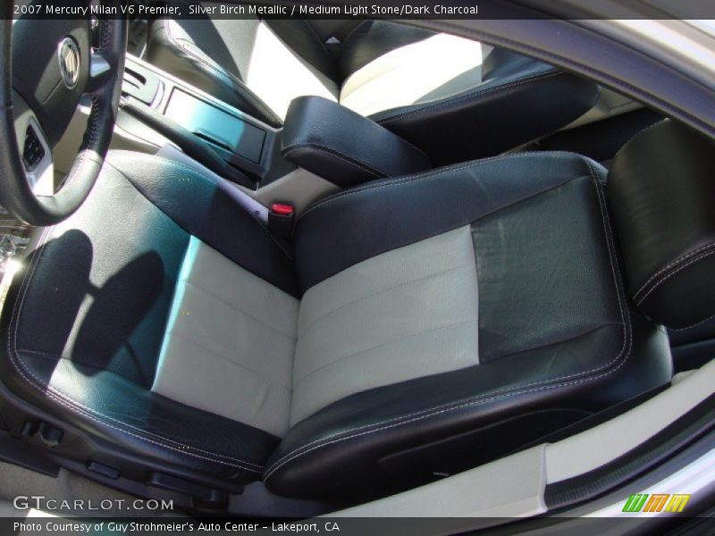 Silver Birch Metallic / Medium Light Stone/Dark Charcoal 2007 Mercury Milan V6 Premier