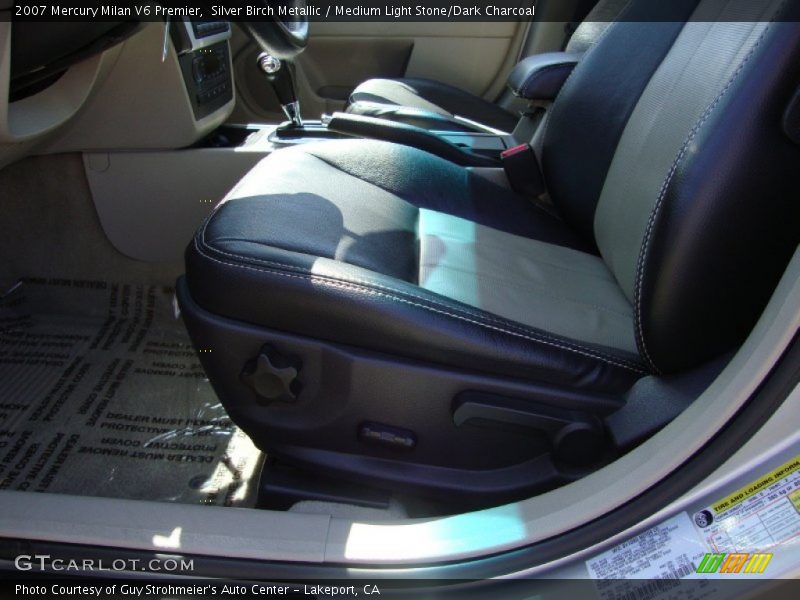 Silver Birch Metallic / Medium Light Stone/Dark Charcoal 2007 Mercury Milan V6 Premier
