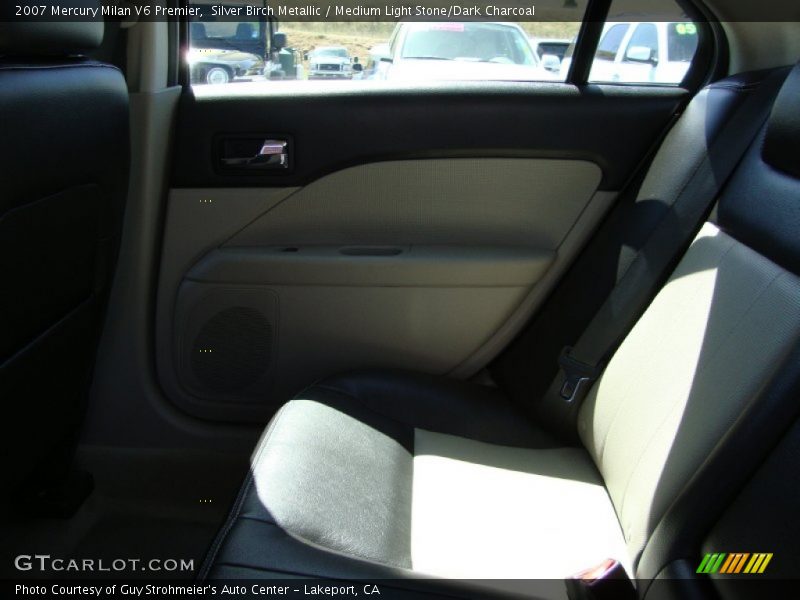 Silver Birch Metallic / Medium Light Stone/Dark Charcoal 2007 Mercury Milan V6 Premier