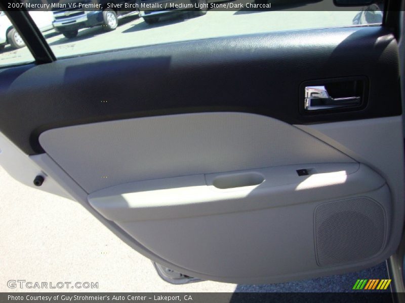 Silver Birch Metallic / Medium Light Stone/Dark Charcoal 2007 Mercury Milan V6 Premier