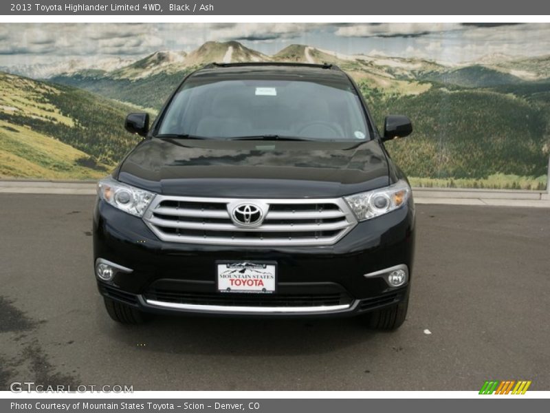 Black / Ash 2013 Toyota Highlander Limited 4WD