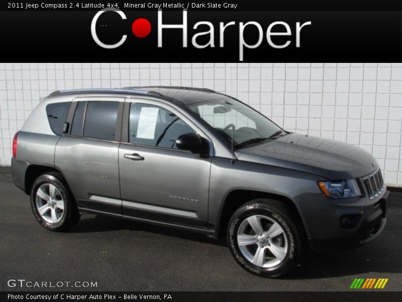 Mineral Gray Metallic / Dark Slate Gray 2011 Jeep Compass 2.4 Latitude 4x4