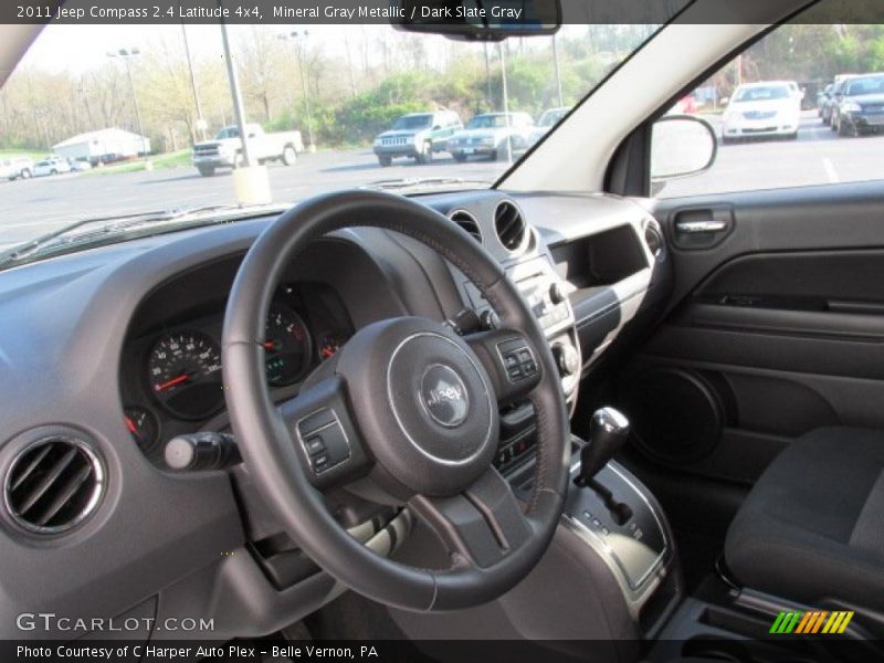 Mineral Gray Metallic / Dark Slate Gray 2011 Jeep Compass 2.4 Latitude 4x4