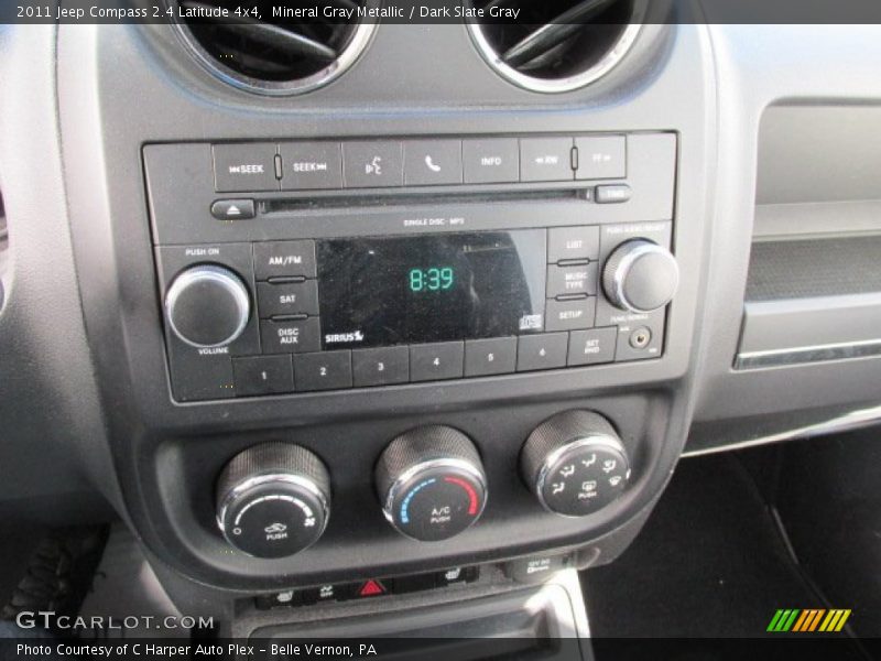 Mineral Gray Metallic / Dark Slate Gray 2011 Jeep Compass 2.4 Latitude 4x4