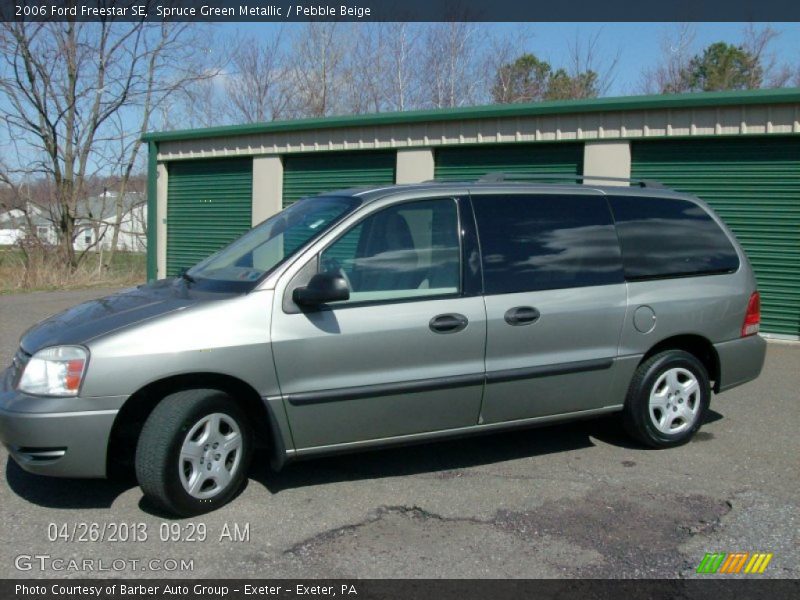 Spruce Green Metallic / Pebble Beige 2006 Ford Freestar SE