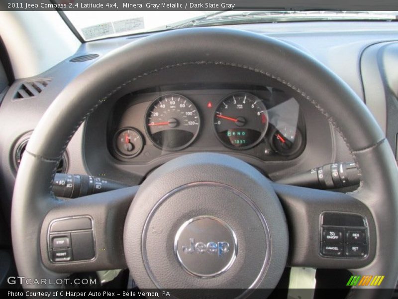 Mineral Gray Metallic / Dark Slate Gray 2011 Jeep Compass 2.4 Latitude 4x4