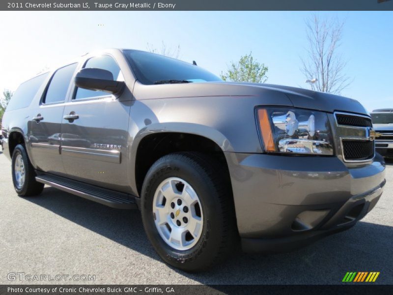 Taupe Gray Metallic / Ebony 2011 Chevrolet Suburban LS