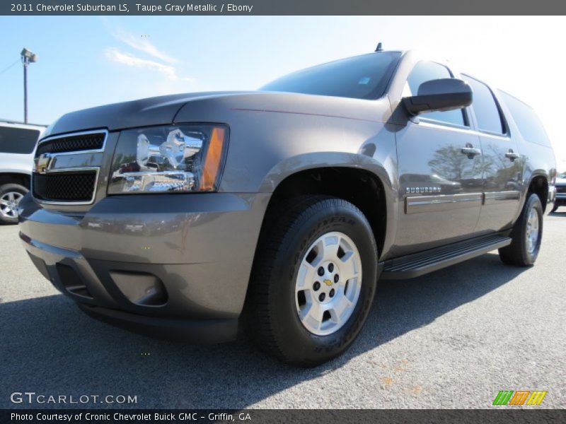 Taupe Gray Metallic / Ebony 2011 Chevrolet Suburban LS