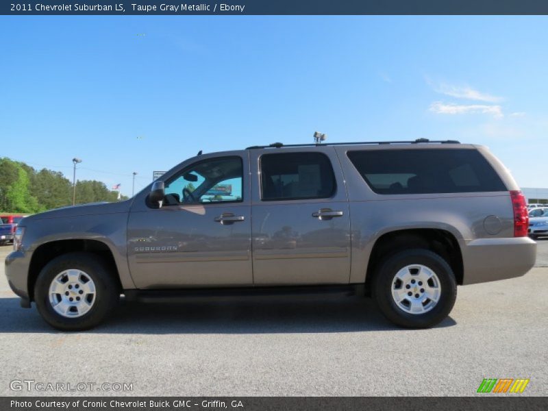 Taupe Gray Metallic / Ebony 2011 Chevrolet Suburban LS