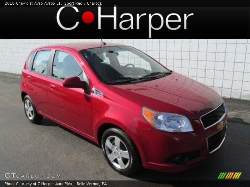 Sport Red / Charcoal 2010 Chevrolet Aveo Aveo5 LT