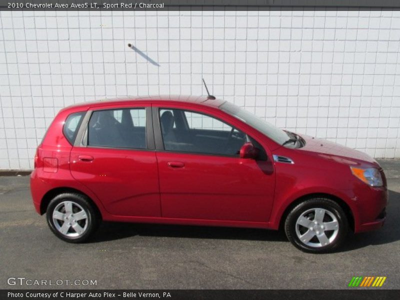 Sport Red / Charcoal 2010 Chevrolet Aveo Aveo5 LT