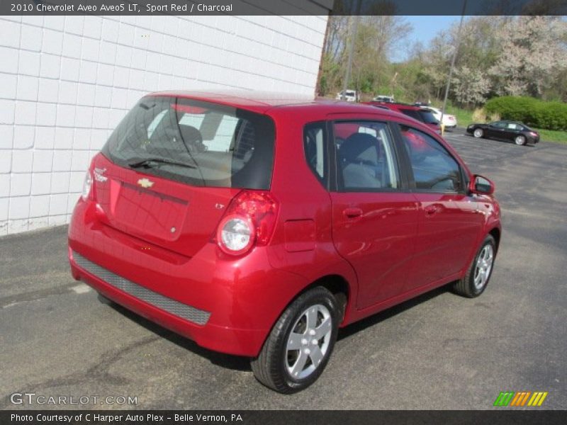 Sport Red / Charcoal 2010 Chevrolet Aveo Aveo5 LT