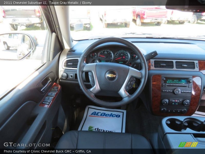 Taupe Gray Metallic / Ebony 2011 Chevrolet Suburban LS