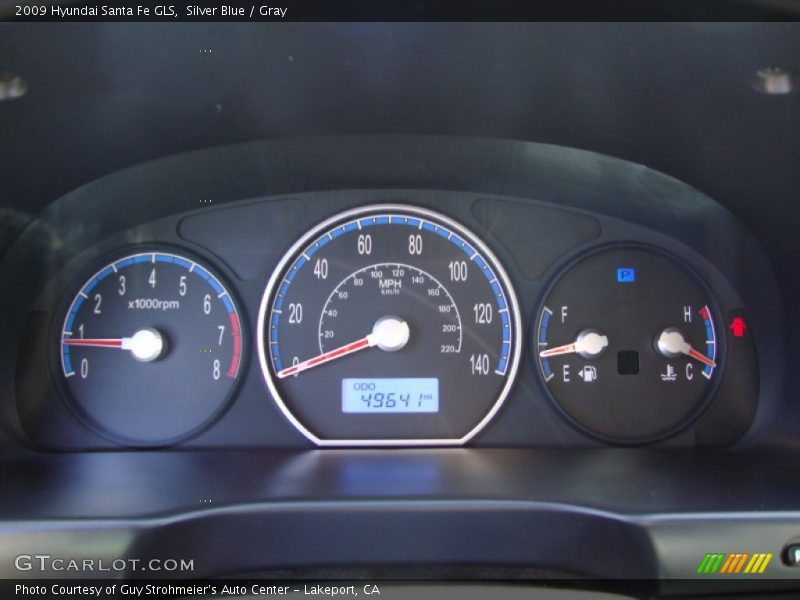  2009 Santa Fe GLS GLS Gauges