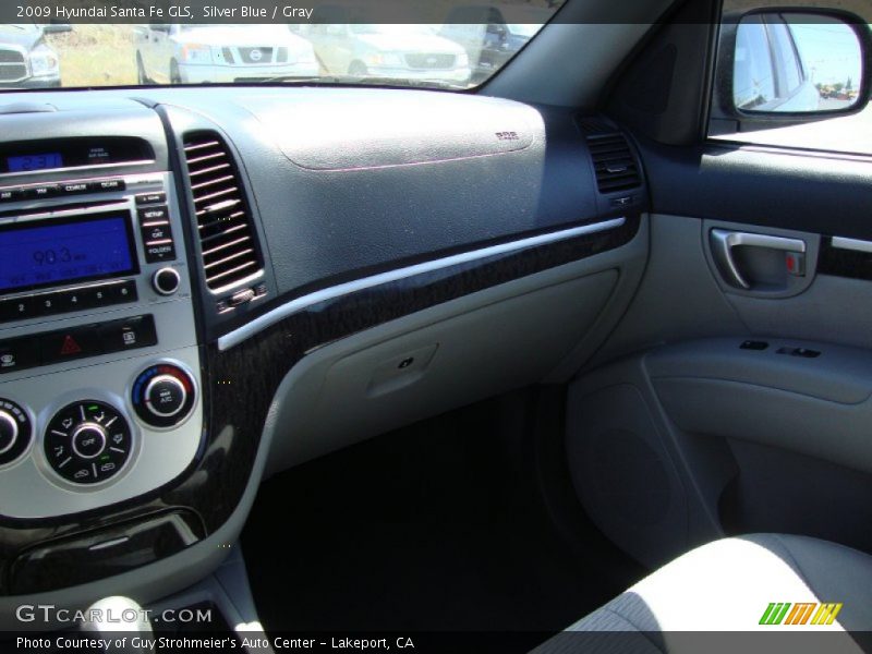 Silver Blue / Gray 2009 Hyundai Santa Fe GLS