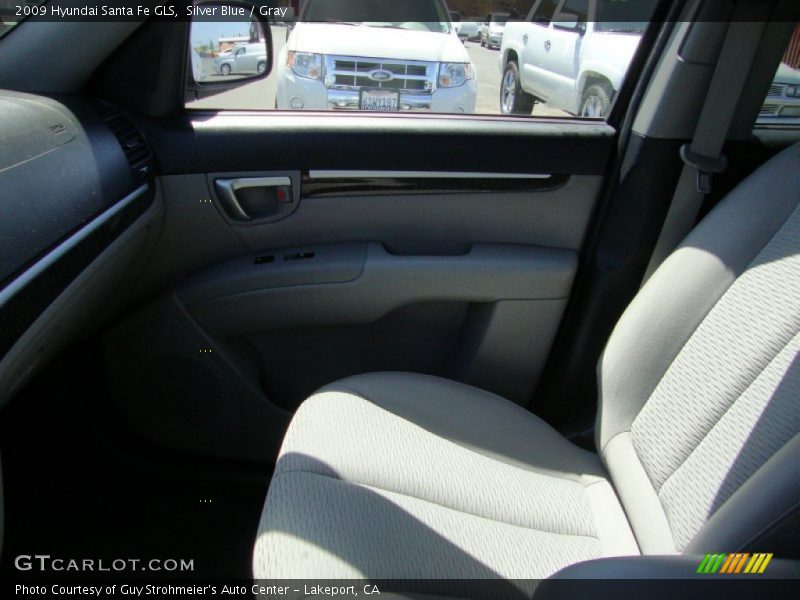 Silver Blue / Gray 2009 Hyundai Santa Fe GLS